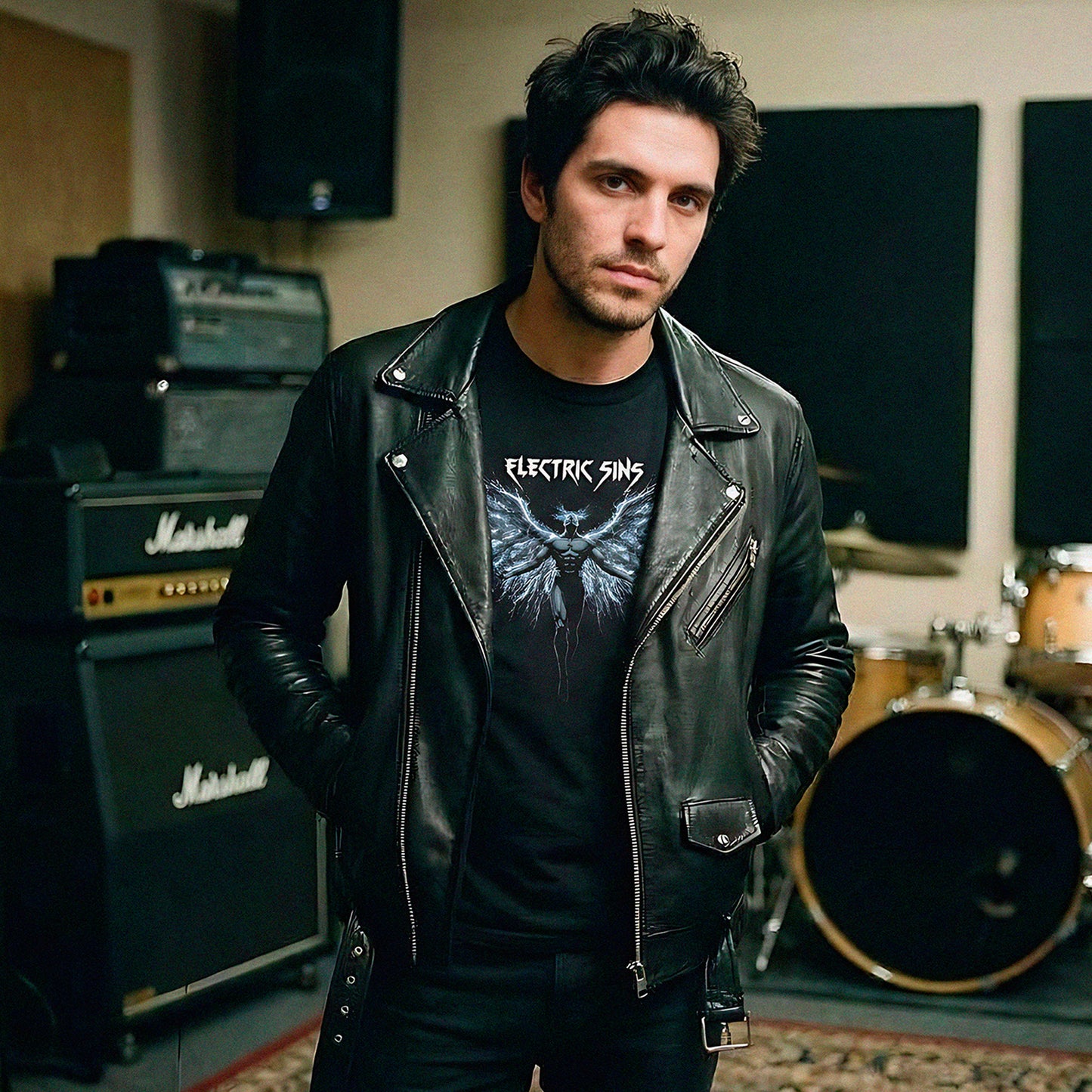 Electric Sins Guitar T-Shirt