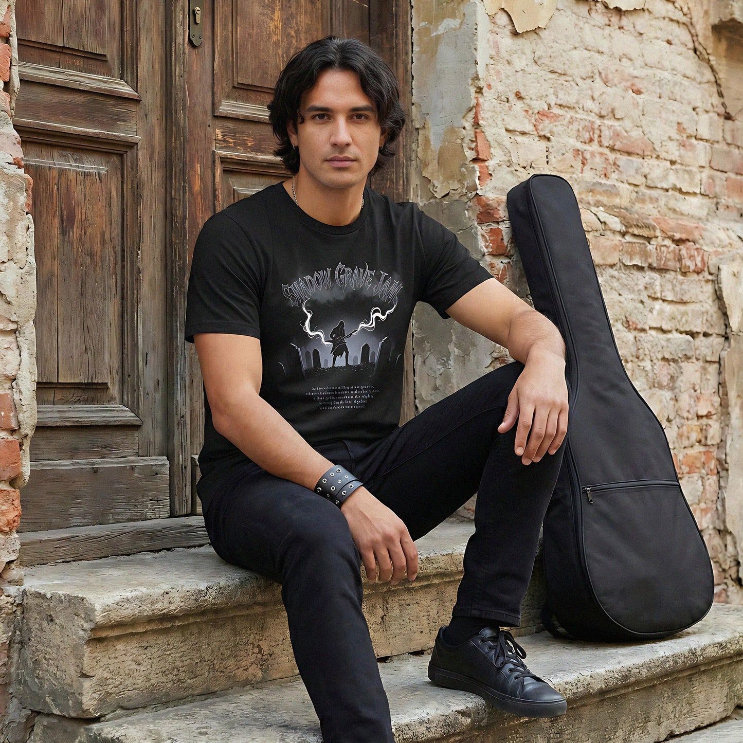 Shadow Grave Jam Guitar T-Shirt